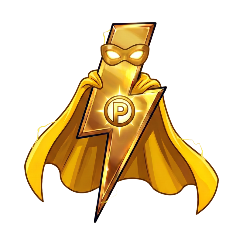 Pulse Hero — zlatý rytíř s P na hrudi